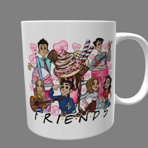 Tv Show Friends Ice Cream Mug Coffee Drinking,Tea, Chocolate Mug, Great Gift